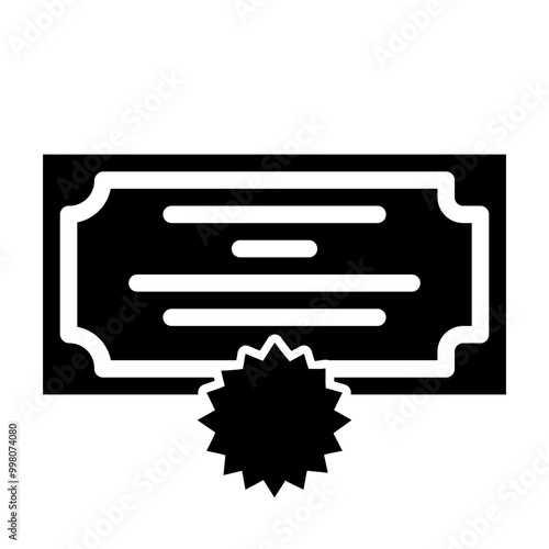 intellectual property charter glyph icon