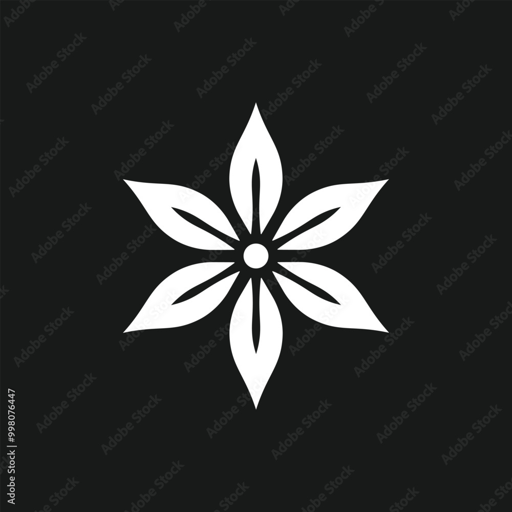 flower icon vector. flower sign on black background. flower icon for web and app flower icon vector. flower sign on black background. flower icon for web and app