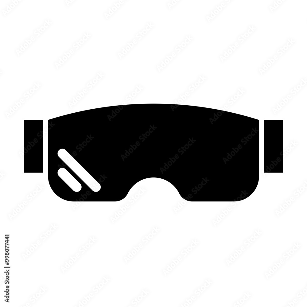 SOP for work glasses glyph icon SOP for work glasses glyph icon