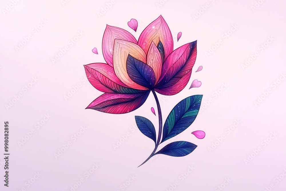 Delicate Flower with Intricate Details Delicate Flower with Intricate Details