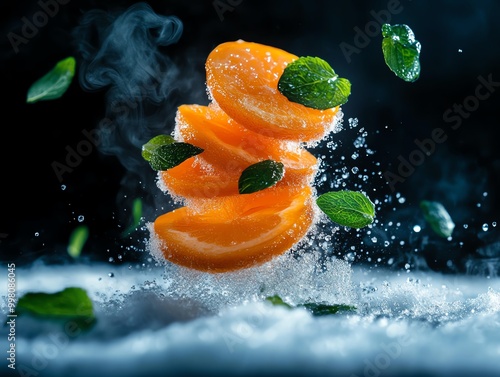 Retrofuture instafrozen molecular gastronomy desserts photo