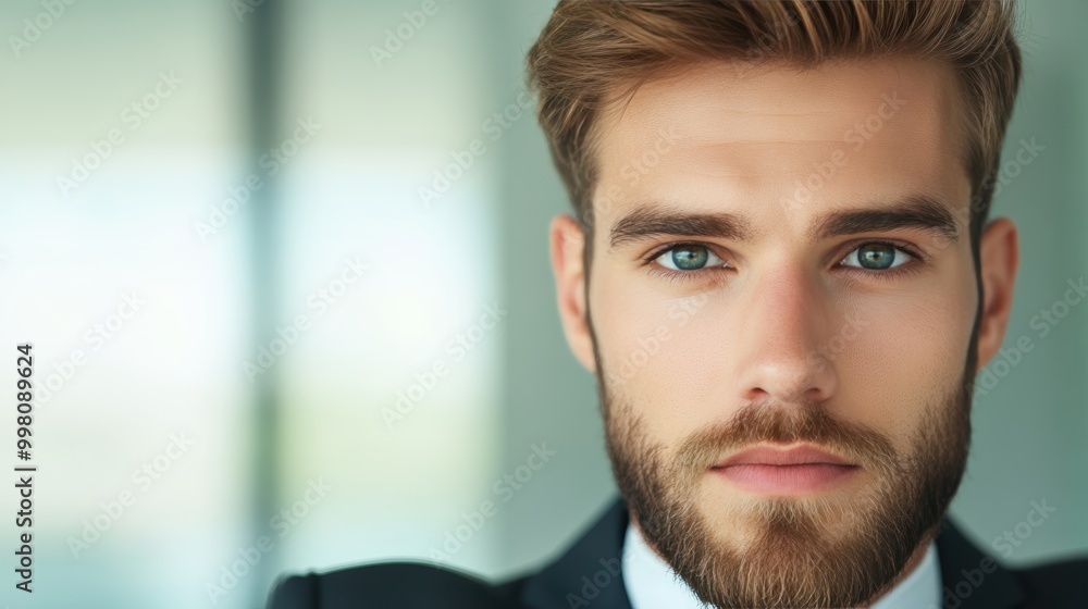 A manager evaluating an employee work performance during a review meeting.