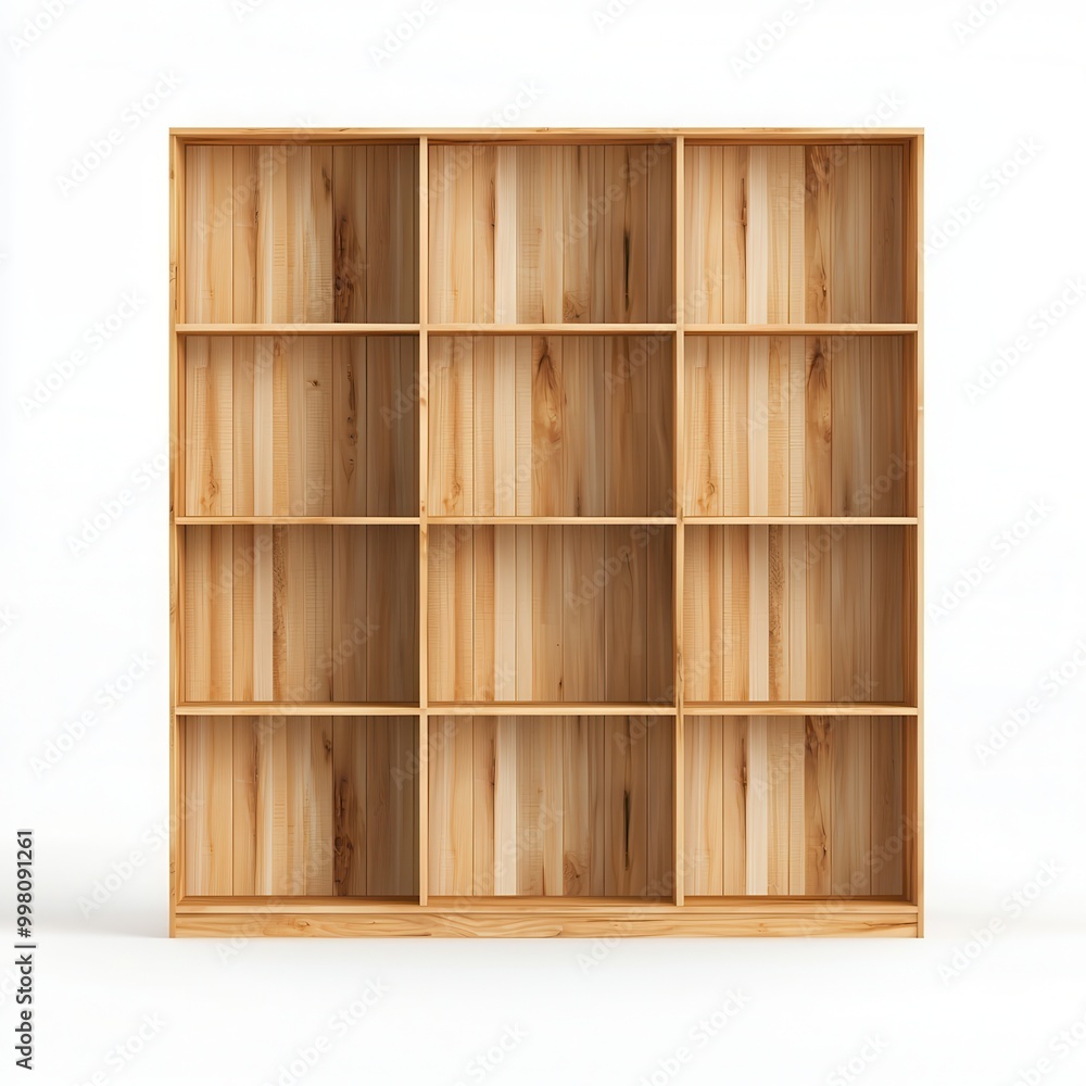 Elegant Wooden Bookcase with Closed Cabinets Elegant Wooden Bookcase with Closed Cabinets