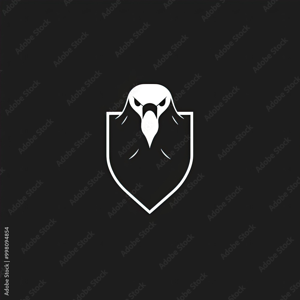 Beautiful Vulture Logo, Wild Bird Design for Your Corporate and Business Graphic Resource or Creative Project, Ai Generative Beautiful Vulture Logo, Wild Bird Design for Your Corporate and Business Graphic Resource or Creative Project, Ai Generative