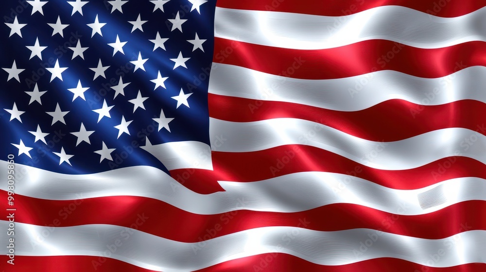 Fototapeta premium usa flag background design for independence veterans labor memorial day army birthday