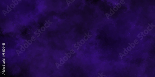 Abstract dark blue watercolor cloudiness, mist, or smog background. Dark navy blue sky with black background and blurred pattern. Vivid textured aquarelle painted art design background.