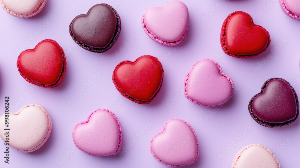 French sweet Strawberry Pink,red heart macaroons isolated on pink background. Pastry shop card with copy spacefrench macaroons,Paris Pastry,bakery and branding valentine couple concept,copy space. French sweet Strawberry Pink,red heart macaroons isolated on pink background. Pastry shop card with copy spacefrench macaroons,Paris Pastry,bakery and branding valentine couple concept,copy space.