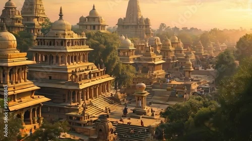 Ancient kingdom civilization empire city, Vaishali was the capital of the Licchavi Republic,, India photo