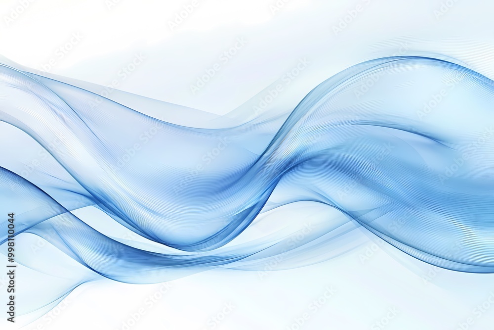 Blue And White Abstract Waves Background Blue And White Abstract Waves Background