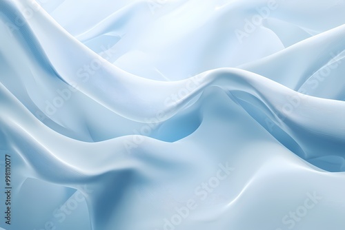 Wallpaper Mural Blue And White Abstract Waves Background Torontodigital.ca