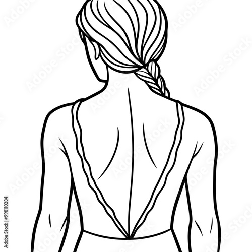 backview of a woman
