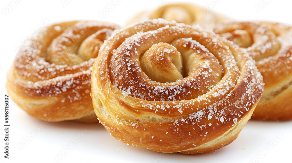 bun with poppy seeds, Tasty spiral breads cover by sugar isolated on white background. bun with poppy seeds, Tasty spiral breads cover by sugar isolated on white background.