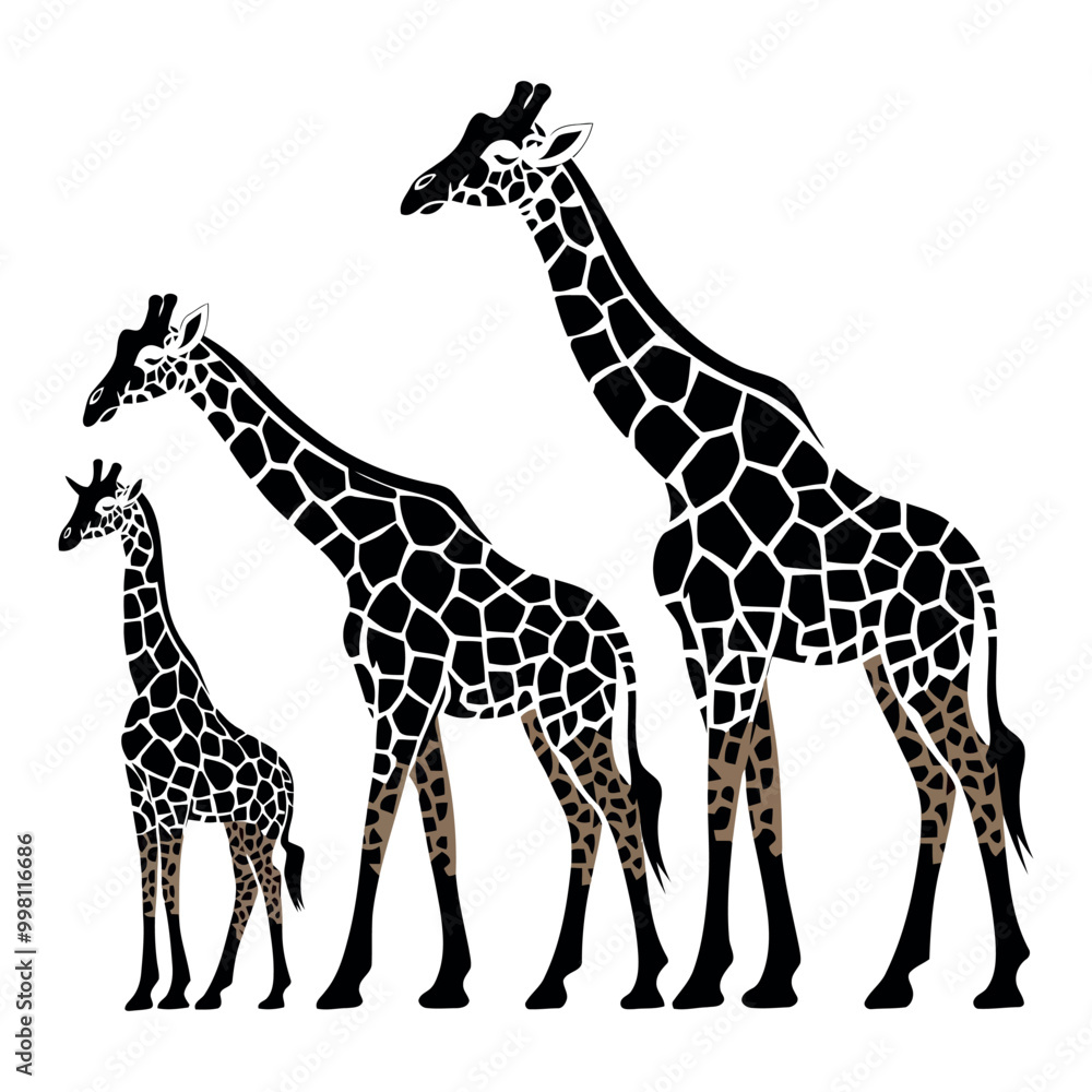 Fototapeta premium giraffe illustration