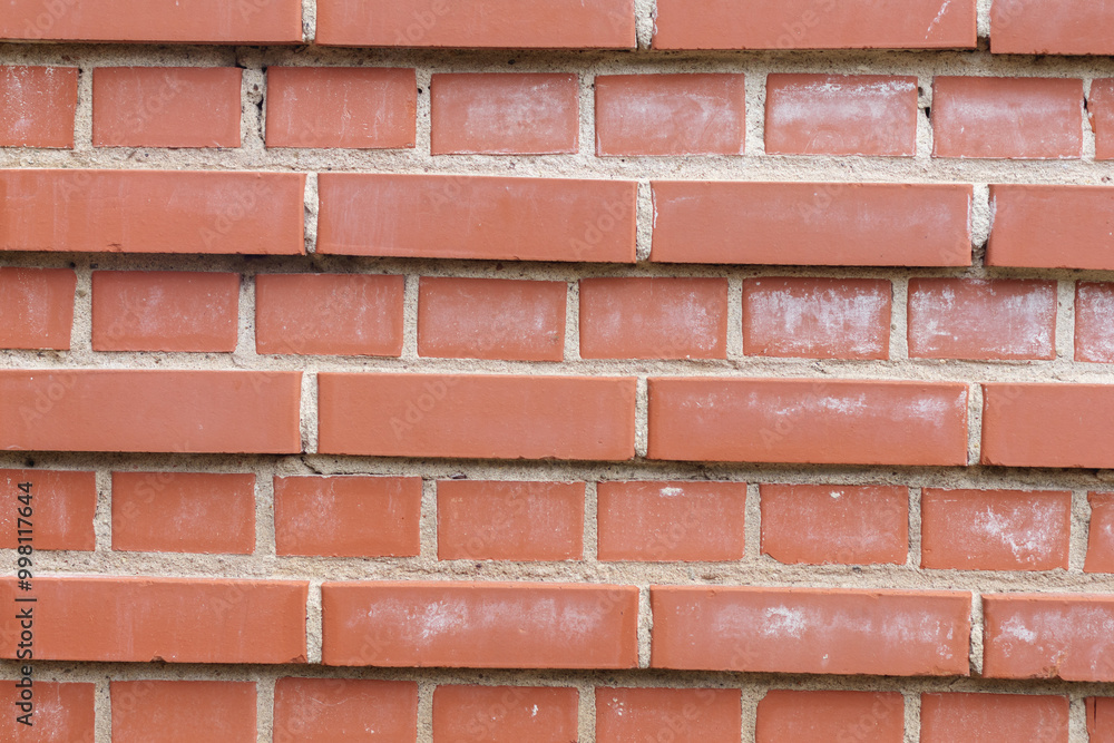 Obraz premium wall with red brick background