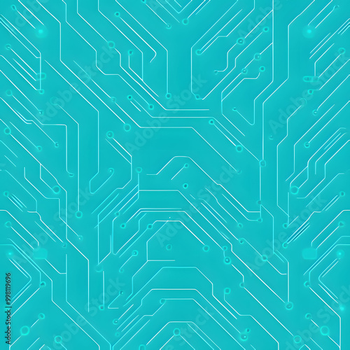 blue circuit board. Generative AI