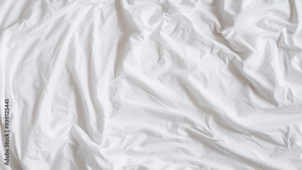 Obraz premium White bed sheet