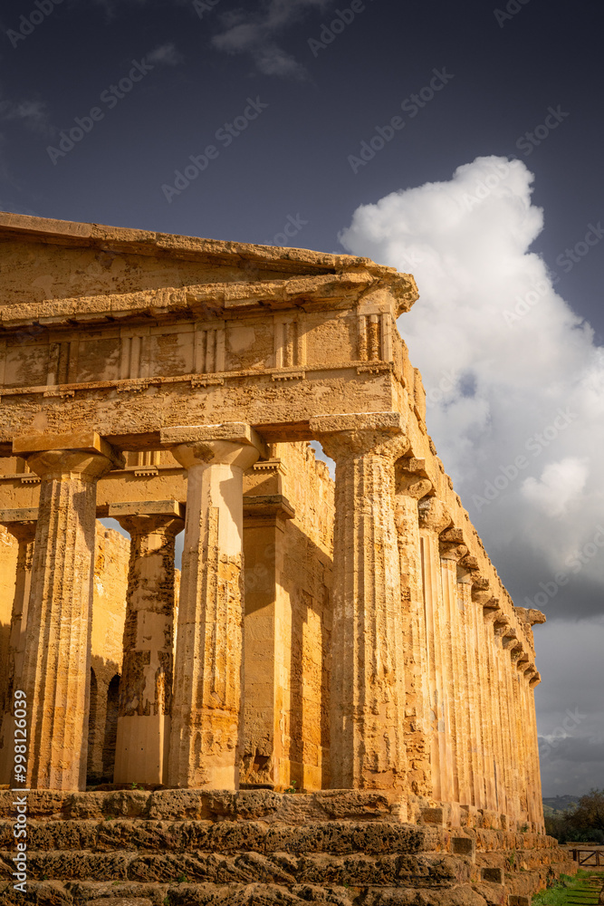 Obraz premium Ancient Ruins and Olive Groves of the Valley of the Temples