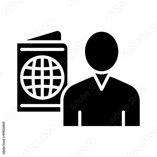 Nationality glyph icon