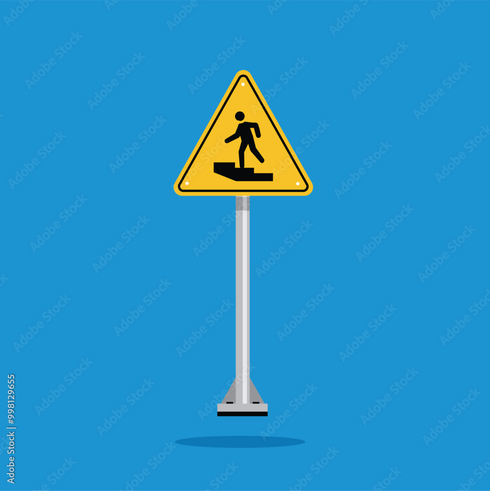 step up area on a yellow triangle board. Suitable for posters and web icons
step up area on a yellow triangle board. Suitable for posters and web icons