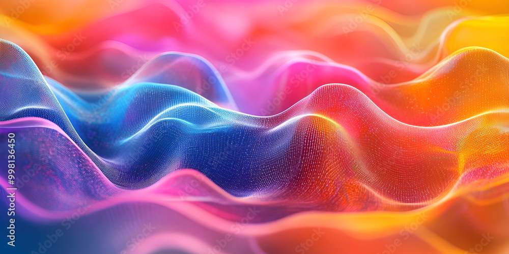 Dynamic Neon Light Waves Abstract Background Dynamic Neon Light Waves Abstract Background