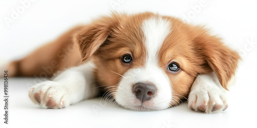 Adorable Puppy Lying Down