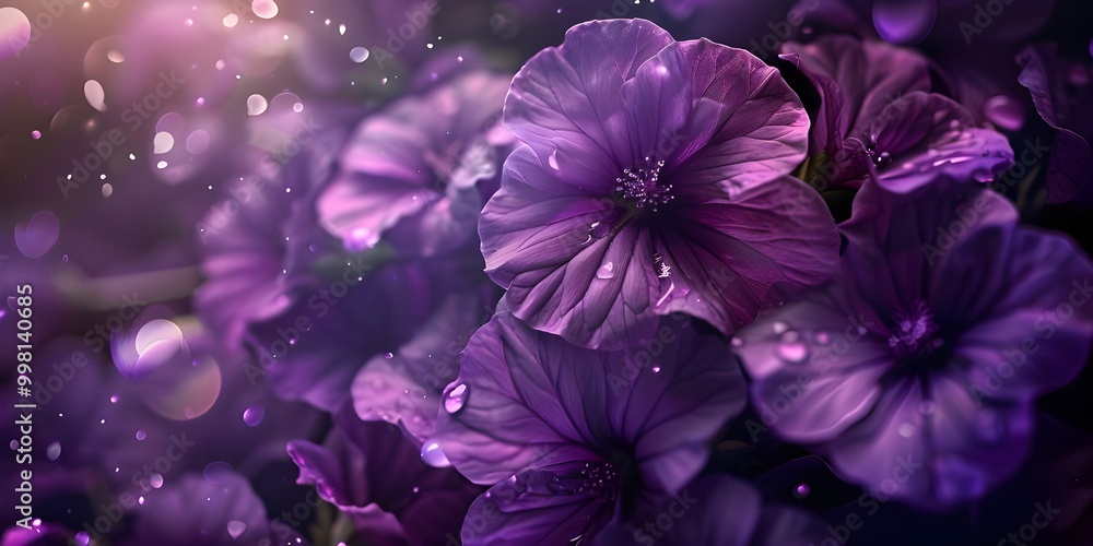 Beautiful bright flowers on a dark background
Beautiful bright flowers on a dark background
