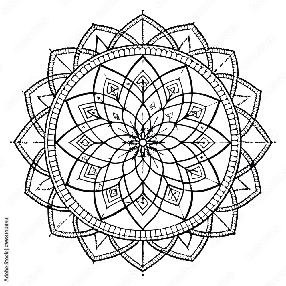 Obraz premium Esoteric Spiritual Geometry