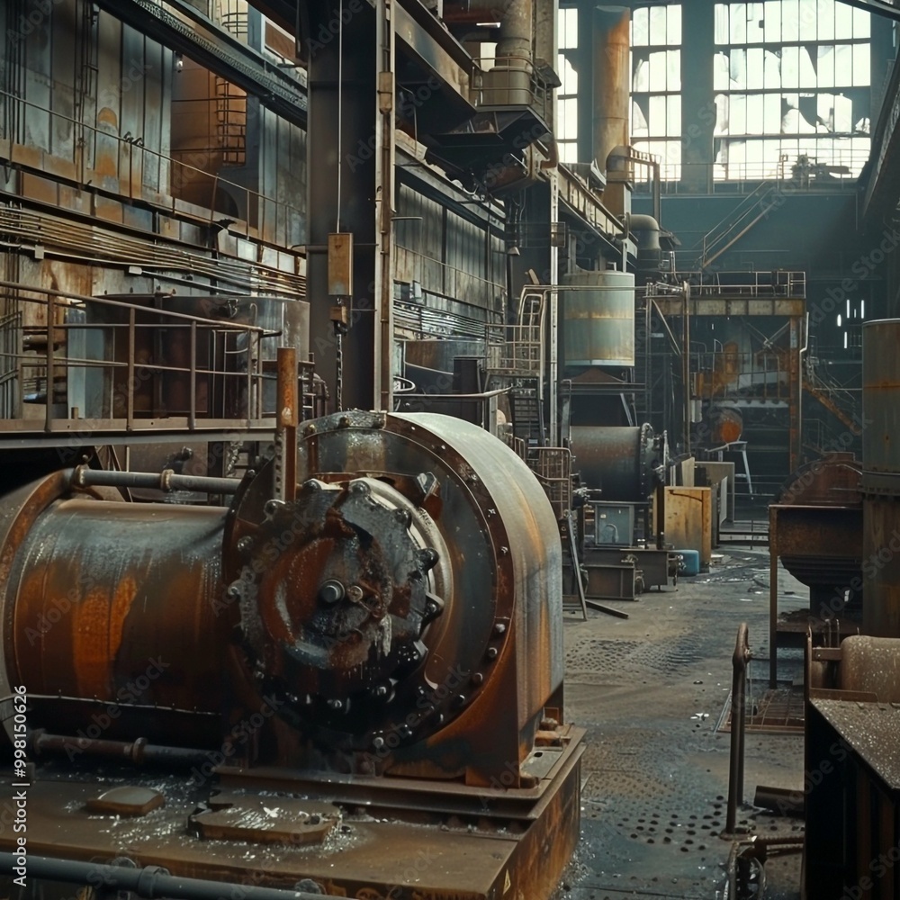 Concept of industrial centre. Concept of industrial centre.