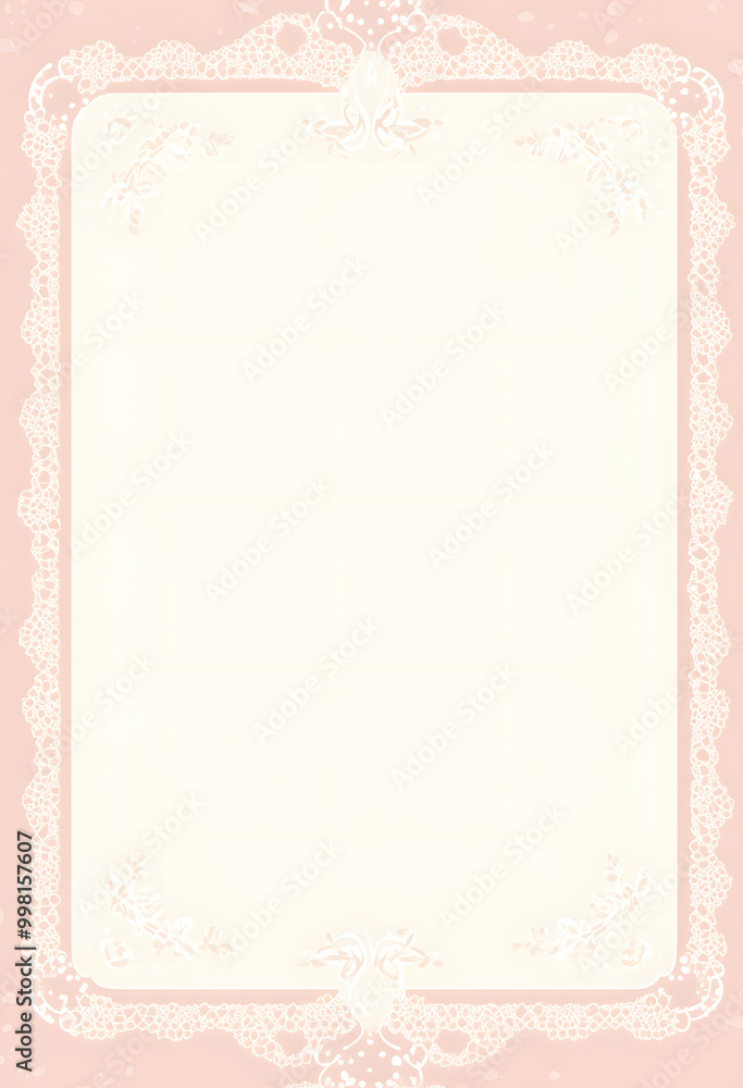 Intricate Lace Border with Gradient Effect Intricate Lace Border with Gradient Effect