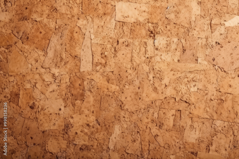 Processed collage of cork board or OSB board material texture. Background for banner, backdrop Processed collage of cork board or OSB board material texture. Background for banner, backdrop