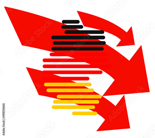 map of Germany outline simp...