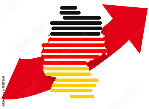 map of Germany outline simp...