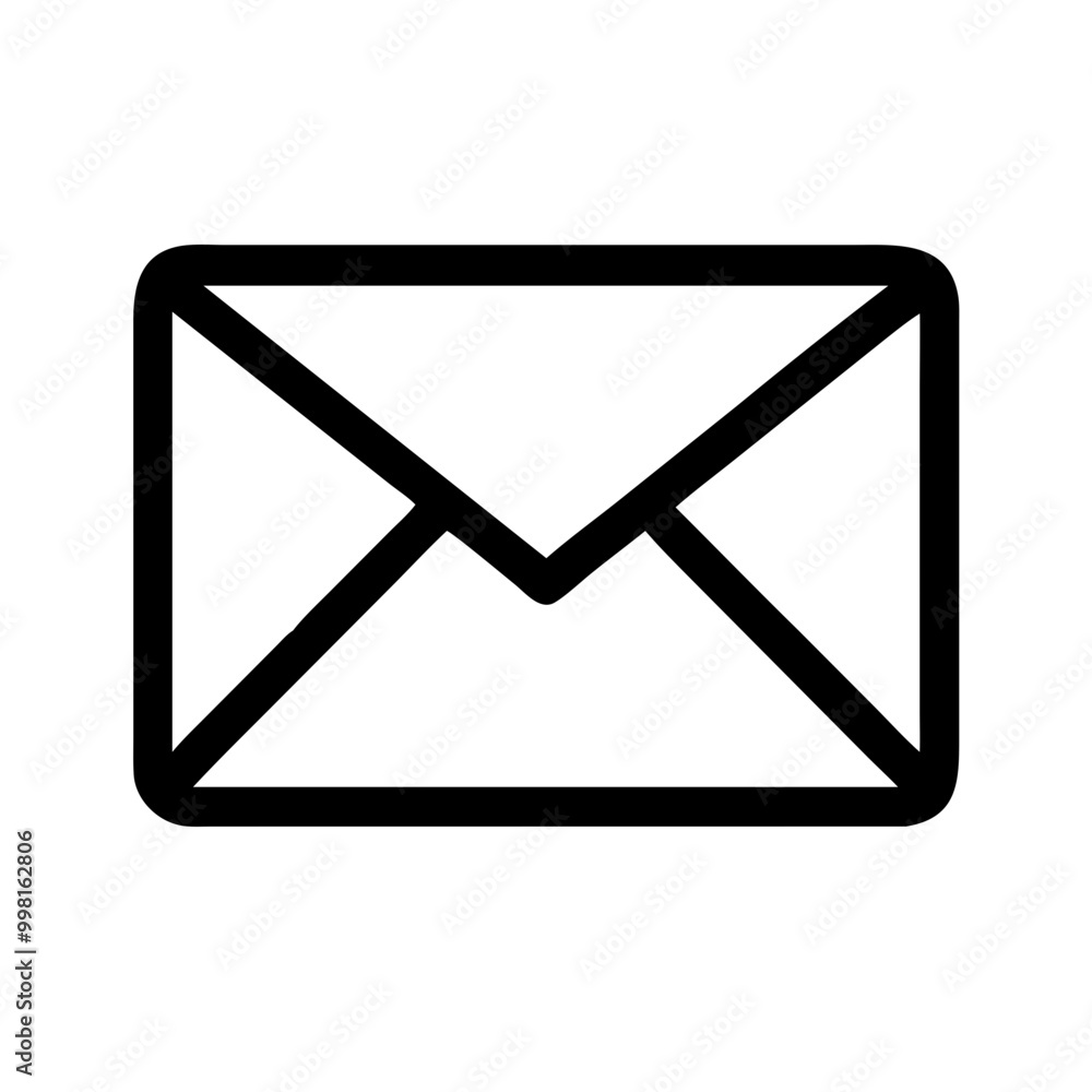 Envelope icon in a clean design for communication and messaging concepts
Envelope icon in a clean design for communication and messaging concepts