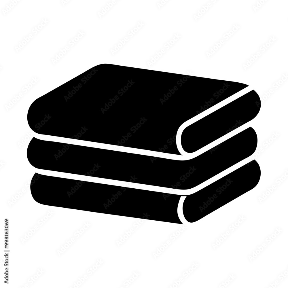 Stack of black books icon in a simple design for education and knowledge concepts
Stack of black books icon in a simple design for education and knowledge concepts