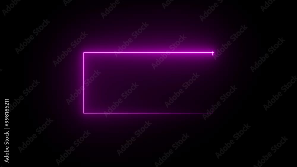 glowing neon pink green color rectangle picture frame animation icon wallpaper footage animated on black background glowing neon pink green color rectangle picture frame animation icon wallpaper footage animated on black background