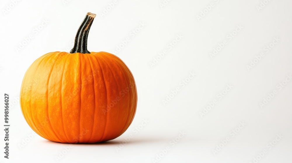 Pumpkin on white background stock image Pumpkin on white background stock image