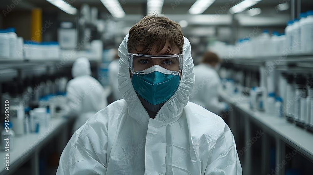 Researcher in a biotech lab using AI algorithms to study genetic data, highlighting precision medicine role in healthcare advancements Researcher in a biotech lab using AI algorithms to study genetic data, highlighting precision medicine role in healthcare advancements