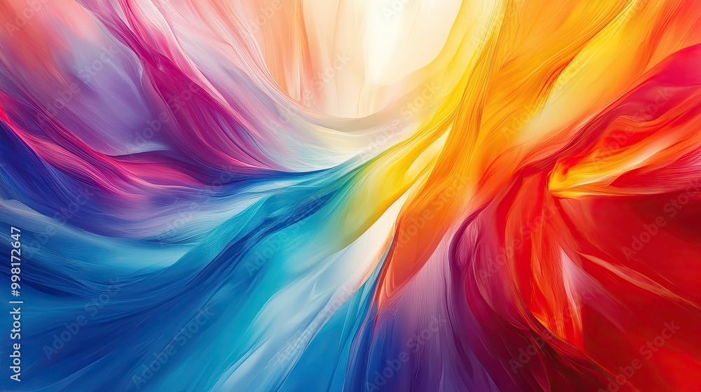 A vibrant abstract background with an organic rainbow burst, smooth transitions between vivid shades, and flowing natural forms. Perfect for dynamic, nature-inspired compositions. A vibrant abstract background with an organic rainbow burst, smooth transitions between vivid shades, and flowing natural forms. Perfect for dynamic, nature-inspired compositions.