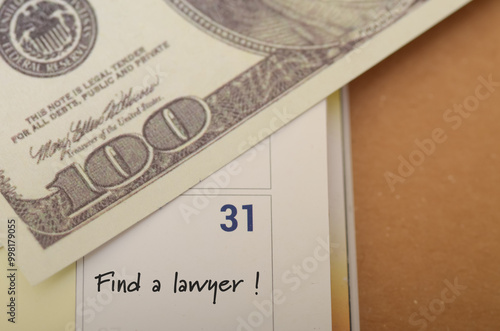 Financial difficulties and the need for legal assistance to FIND A LAWYER . This could imply that financial problems often lead to legal disputes or require legal intervention. photo