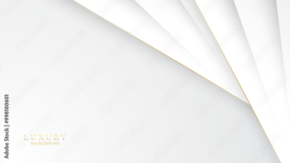 Elegant white and gold luxury background design Elegant white and gold luxury background design
