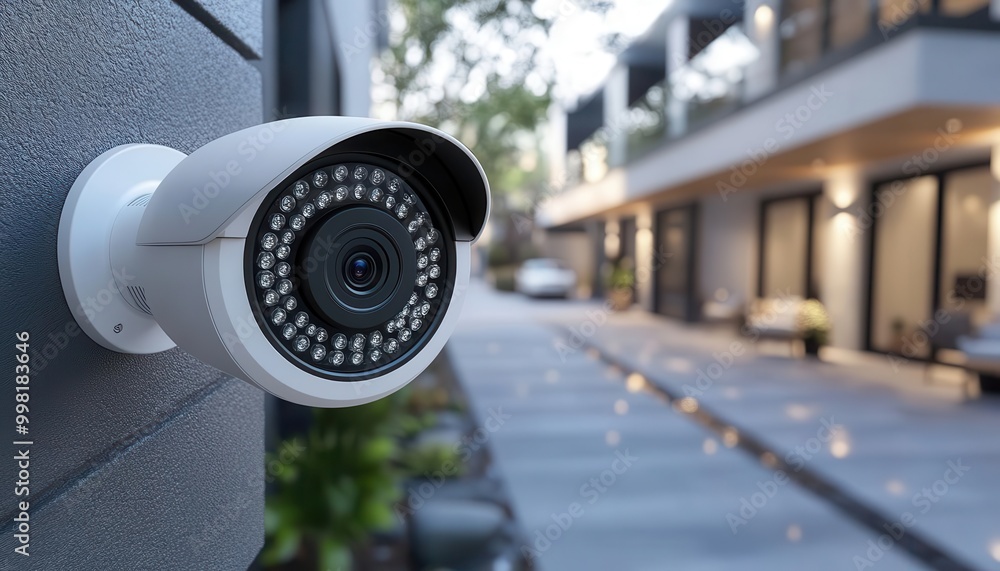 Home security setup with cameras and smart locks, tech-savvy style, sharp focus, bright lighting, high detail Home security setup with cameras and smart locks, tech-savvy style, sharp focus, bright lighting, high detail