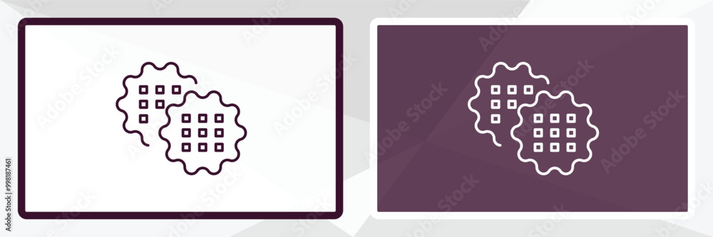 biscuits outline icon. Linear vector from food concept. Thin line white and black biscuits icon isolated on white and dark background biscuits outline icon. Linear vector from food concept. Thin line white and black biscuits icon isolated on white and dark background