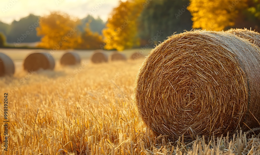 background autumn farm harvest, Generative AI background autumn farm harvest, Generative AI