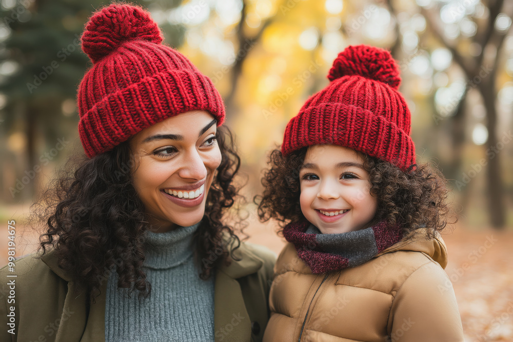 Mother and daughter enjoying Christmas decorations in red hats. Holiday joy
A mother and daughter in red winter hats admiring Christmas decorations together during the holiday season Mother and daughter enjoying Christmas decorations in red hats. Holiday joy
A mother and daughter in red winter hats admiring Christmas decorations together during the holiday season