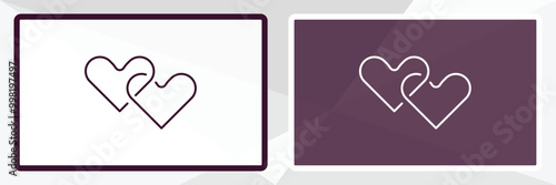fiance outline icon. Linear vector from fashion concept. Thin line white and black fiance icon isolated on white and dark background