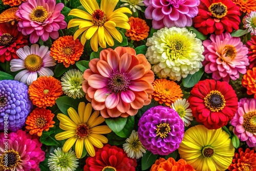 Wallpaper Mural Vibrant and Colorful Flower Prints for Brightening Up Your Home or Office Decor and Design Projects Torontodigital.ca