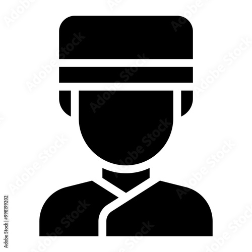 bellboy glyph icon