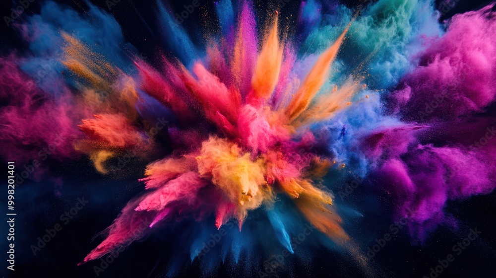 Abstract Color Explosion Abstract Color Explosion
