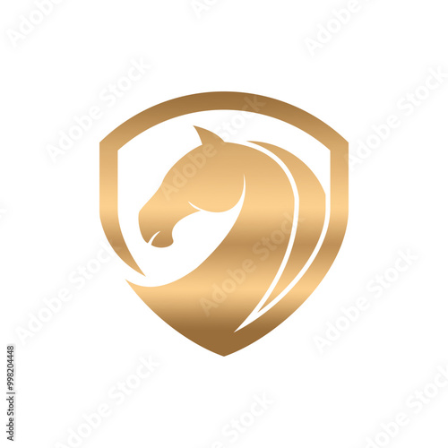 horse logo simple clean and elegance for your bussines