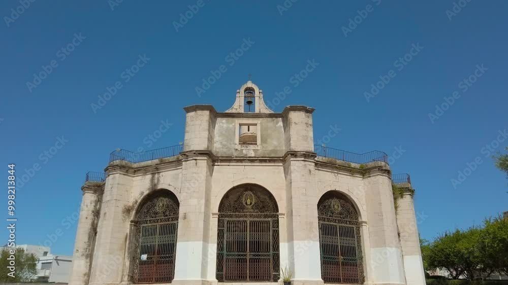 Smooth steadycam approach to Santo Amaro Chapel in Lisbon, ideal for hyperlapse effect Smooth steadycam approach to Santo Amaro Chapel in Lisbon, ideal for hyperlapse effect